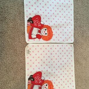Raggedy Ann Handkerchiefs